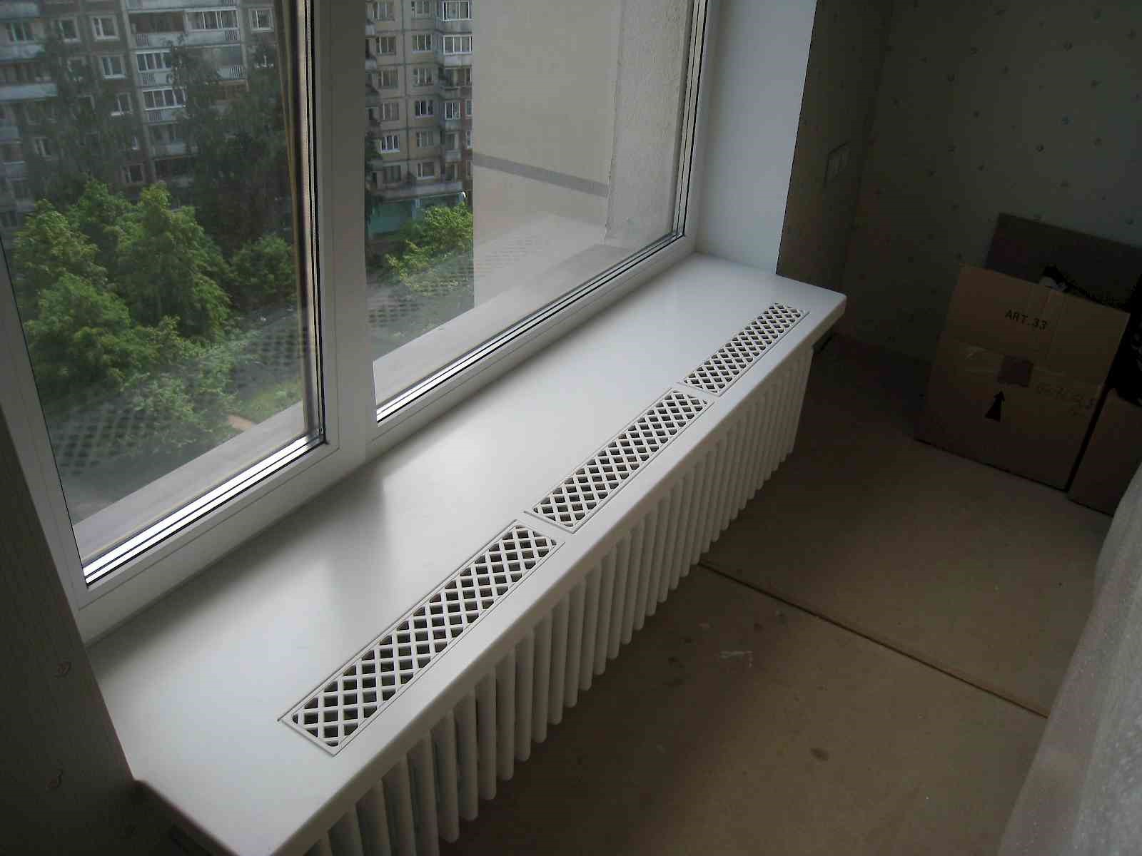 Вентиляционные решетки для подоконника в квартире