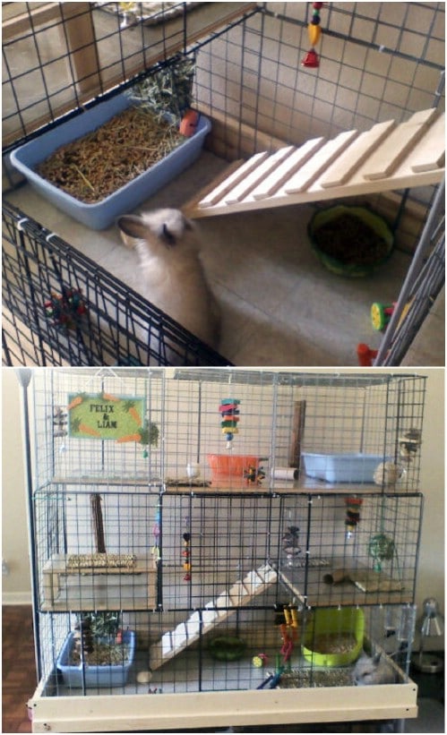 Simple DIY Rabbit Cage