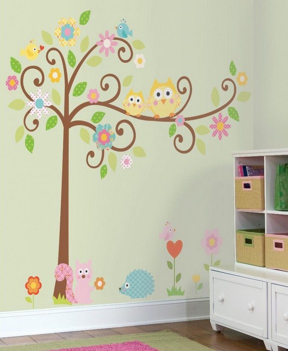 Идеи декора стен в детской комнате, фото № 11