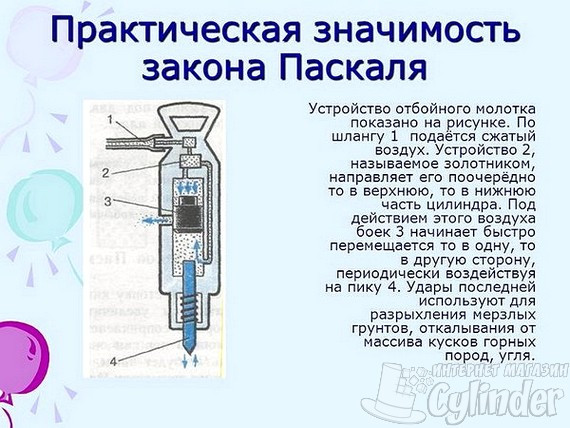 принцип работы пневматического отбойного молотка