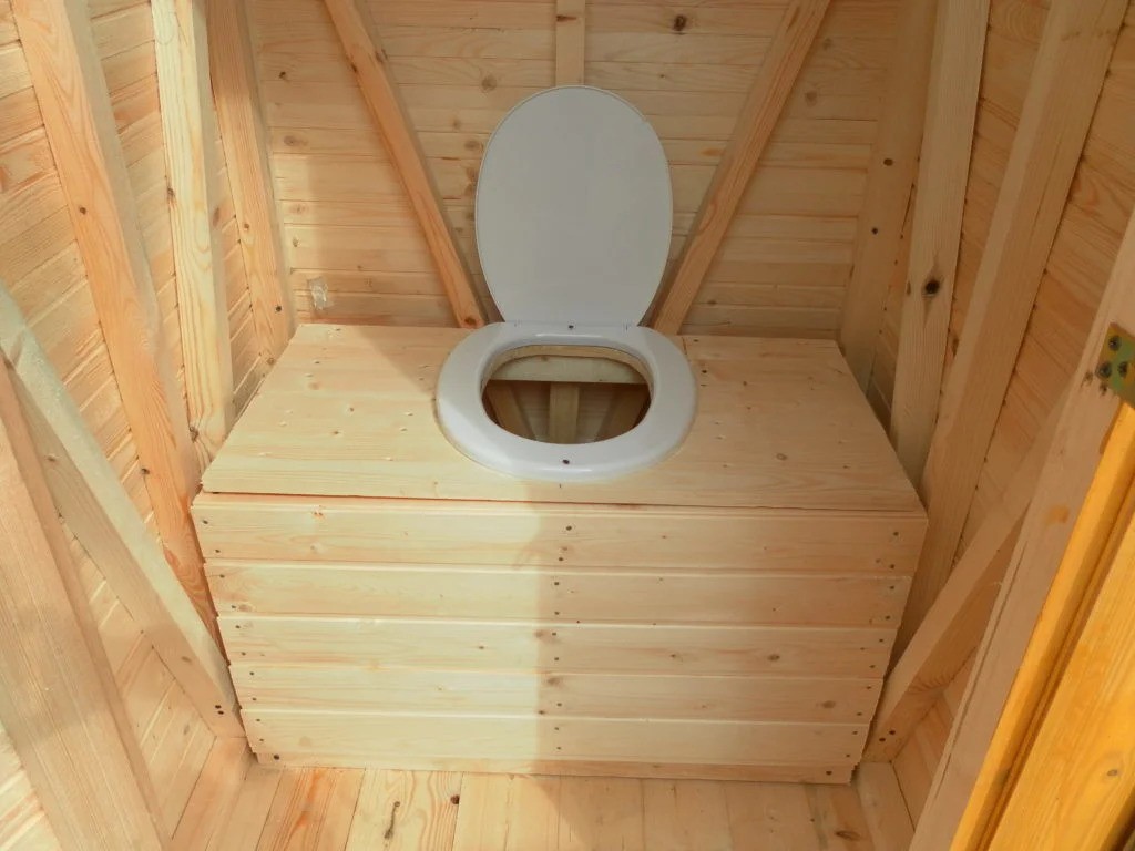 Туалет в стиле леса