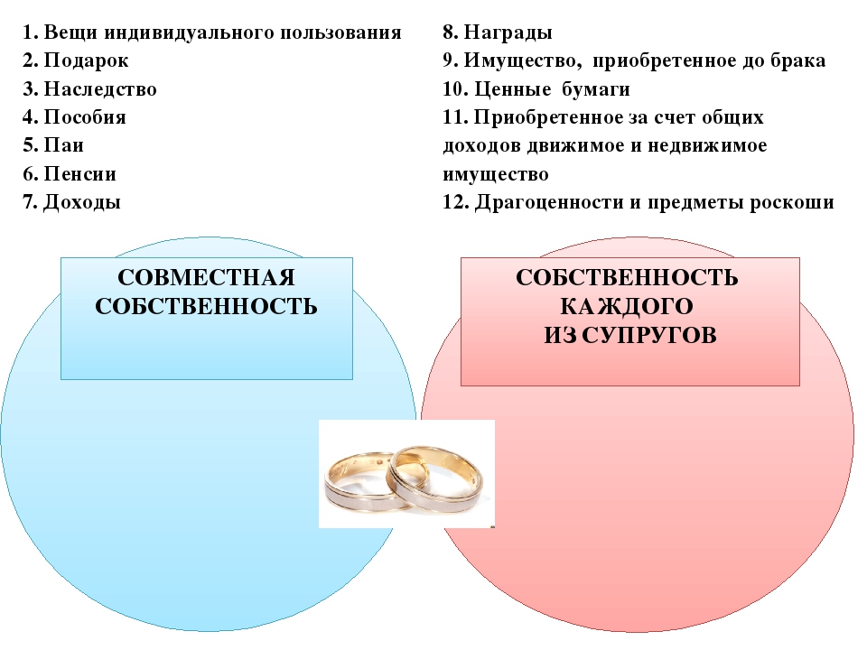 Доли имущества супругов. Имущество каждого из супругов примеры. Вещи индивидуального пользования. Виды имущества супругов до брака. Вещи индивидуального пользования супругов.