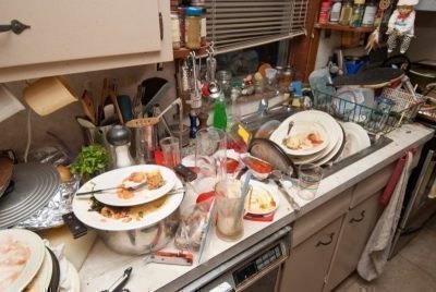 Посуда в гостях