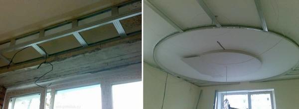 Основные этапы установки потолка из гипсокартона — разметка потолочного покрытия и монтаж каркаса