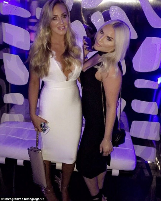 Blonde sisters Aoife (left) and Erin are among Conor