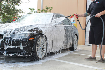 In just seconds, BLACKFIRE Foam Soap has coated your entire vehicle in tons of suds!