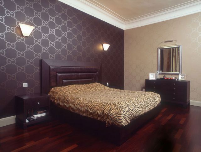 Бежевый и коричневый цвет в оформлении спальни – строгость и четкость контрастов