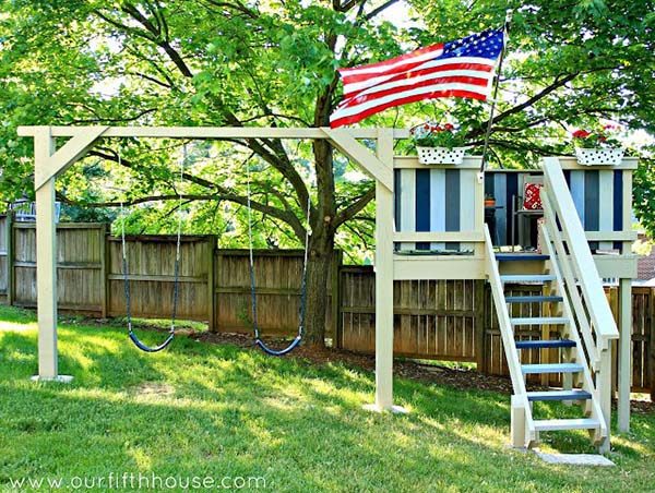 swing-set-and-play-house-combo