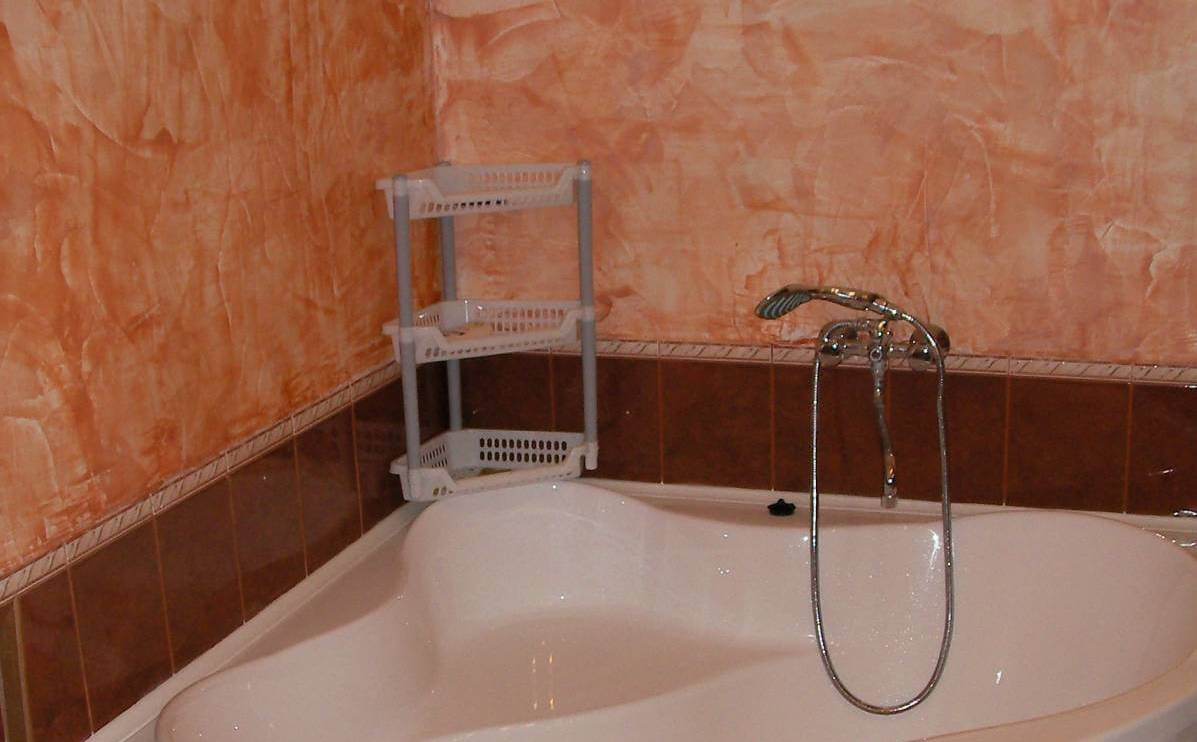 венецианская штукатурка в ванной