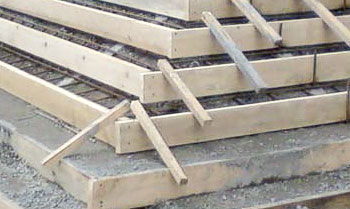 Схема бетонного основания под тротуарную плитку