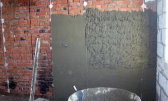 цементный раствор для штукатурки стен