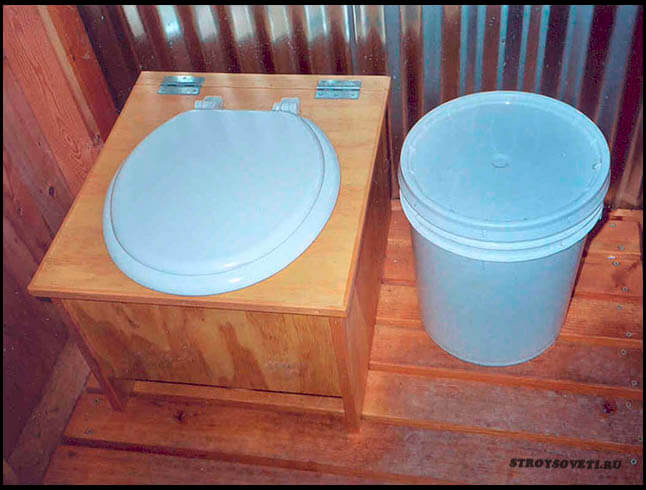 устройство дачного туалета