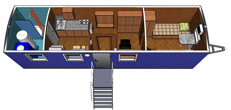Жилой вагончик проект