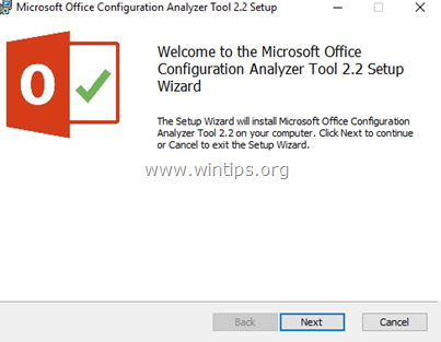 Office Configuration Analyzer Tool.